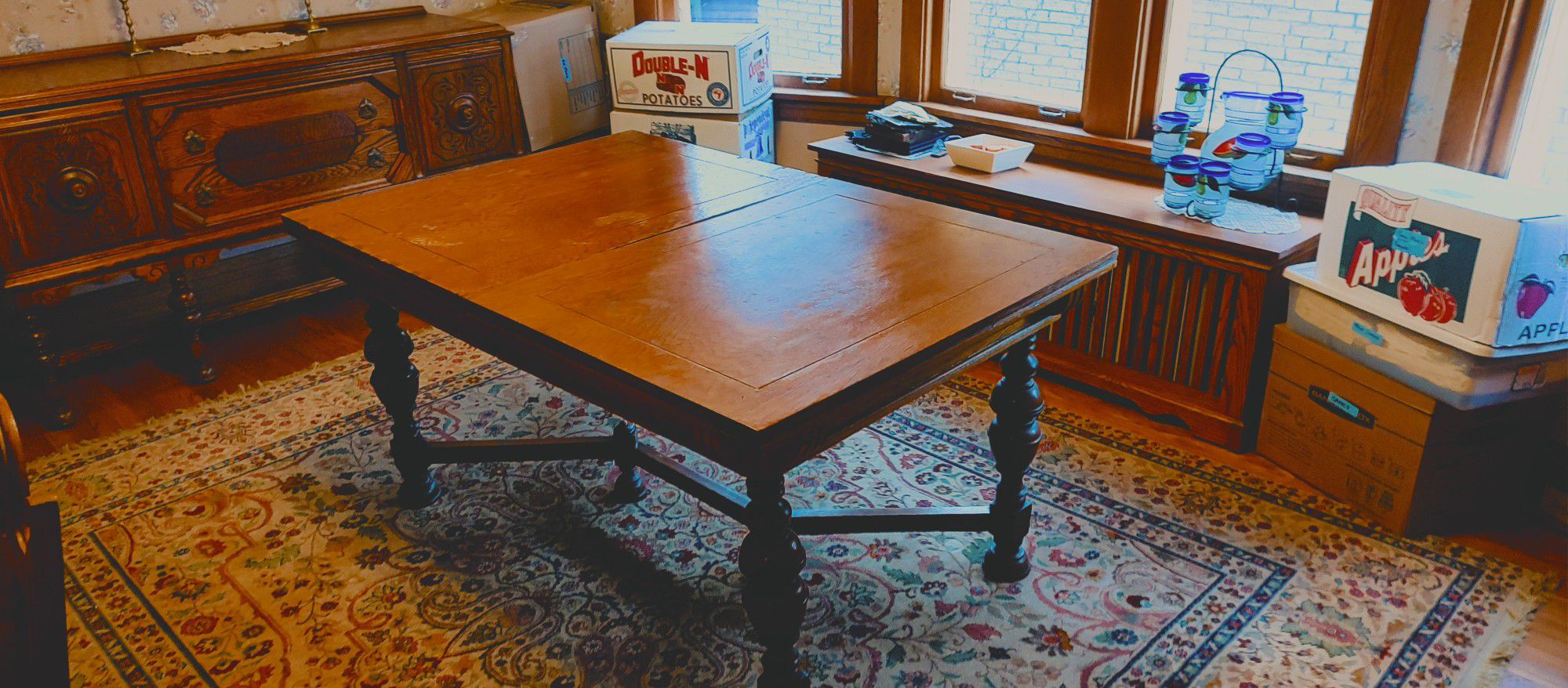 Antique Jacobean dining table
