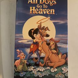 All dogs go to heaven vhs $5