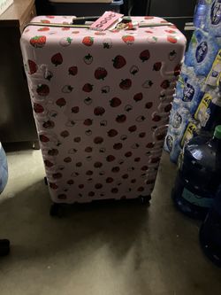 Brand New 32 Inch Juicy Couture Strawberry Luggage
