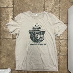 Smokey The Bear Yellowstone National Park Only You Can Prevent Forrest Fires Size Large