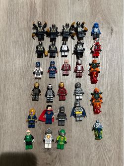 LEGO Marvel/DC/Ninjago Minifigure Lot – Iron Man, Batman, Thanos, Captain America & More