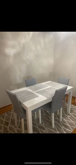 Ikea kitchen table and 4 chairs OBO