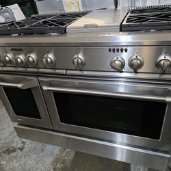 48" GE MONOGRAM DUAL FUEL RANGE STAINLESS STEEL 