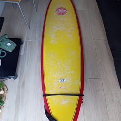 Kym Thompson (Dream Rider) Surfboard + FCS Leash & Fins + Neolife Bag.