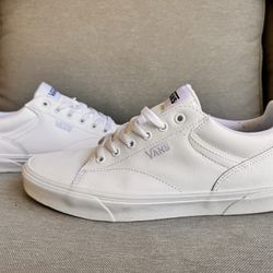 Men’s 11.5 All White Vans Shoes