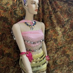 Mannequin Display With Belly Dancing Staff.