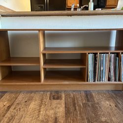 Wood Media Cabinet
