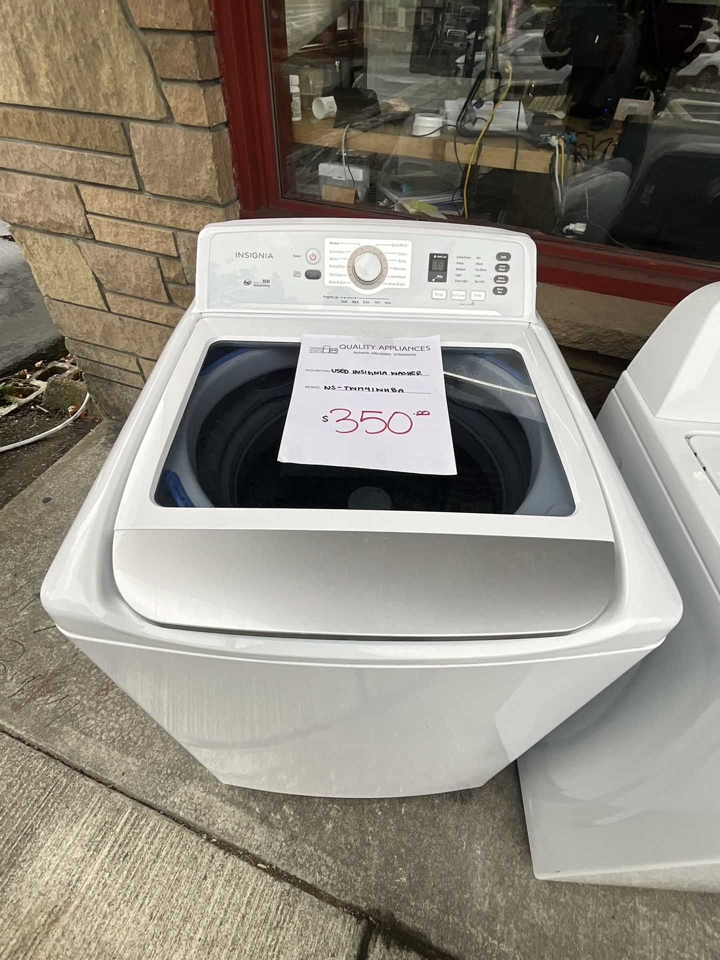 USED INSIGNIA WASHER