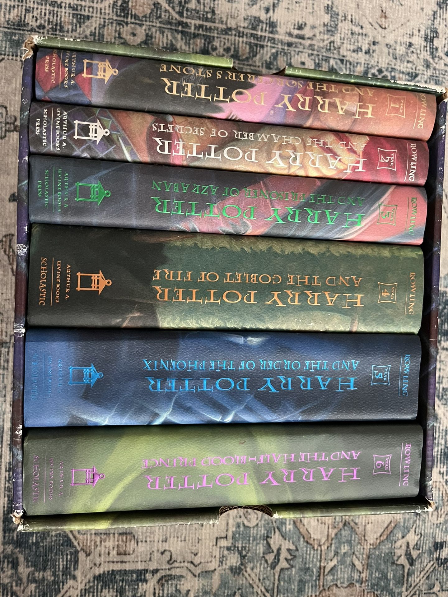 Harry Potter Hard Cover Book Set 6 Books - Hardcover 