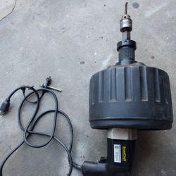 50 FT DRAIN CLEANER WORKS EXCELLENT FORWARD AND REVERSE (MISSING TIP)