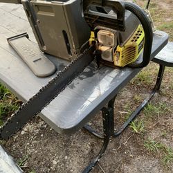 RYOBI 20 IN GAS POWERED CHAIN SAW
