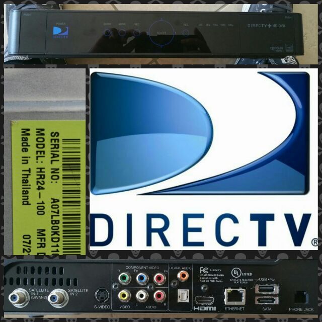 DIRECTV TV CABLE BOX HD DVR HR24-100