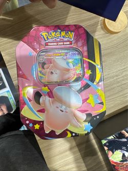 Pokémon TCG Mega Clefable ex Tin
