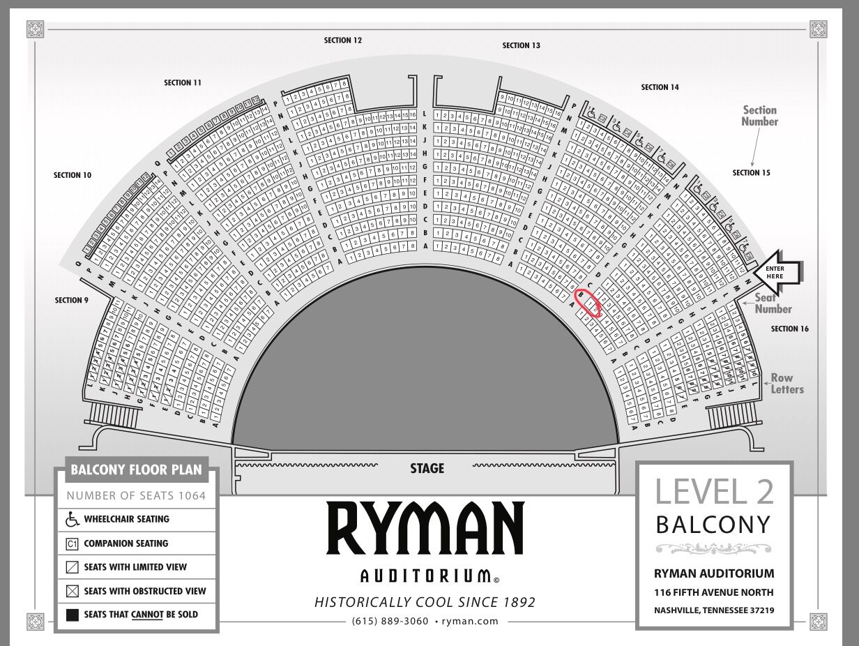 Pair Of Tickets To See The Opry At Ryman Auditorium For In Nashville Tn Offerup