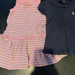 Ralph Lauren Dress And Shirt Size 3t