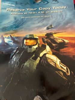 Halo 3 Original 2007 Promotional Poster