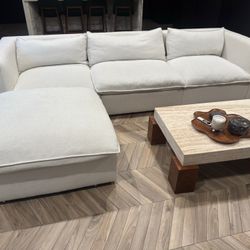 Crate & Barrel Lotus Deep Sectional