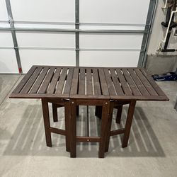 IKEA Patio Furniture (Table + 2 Chairs)