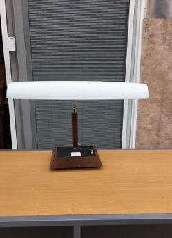VINTAGE PANASONIC FLUORESCENT ADJUSTABLE GOOSE NECK DESK LAMP FS-558E