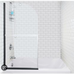 Acrylic Stick-on Shower Screen 