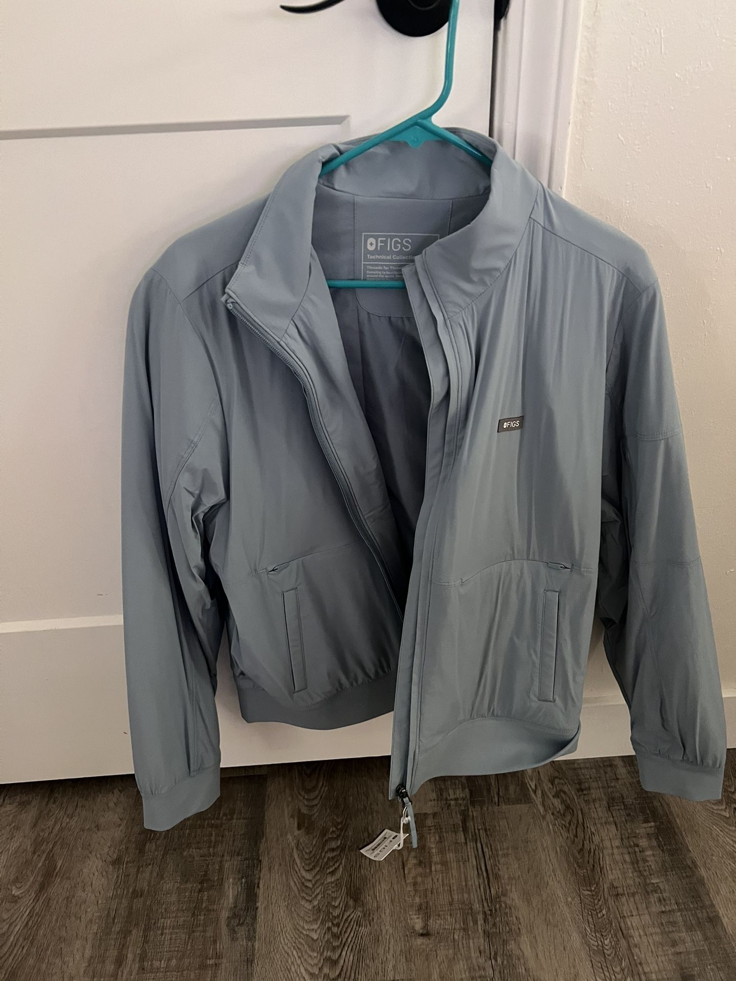 FIGS Dusty blue Women’s Bomber Jacket