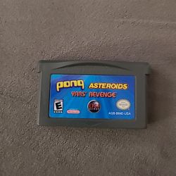 Pong Asteroids Yar's Revenge Game Boy Advance Tested & Working  Cartridge  Only