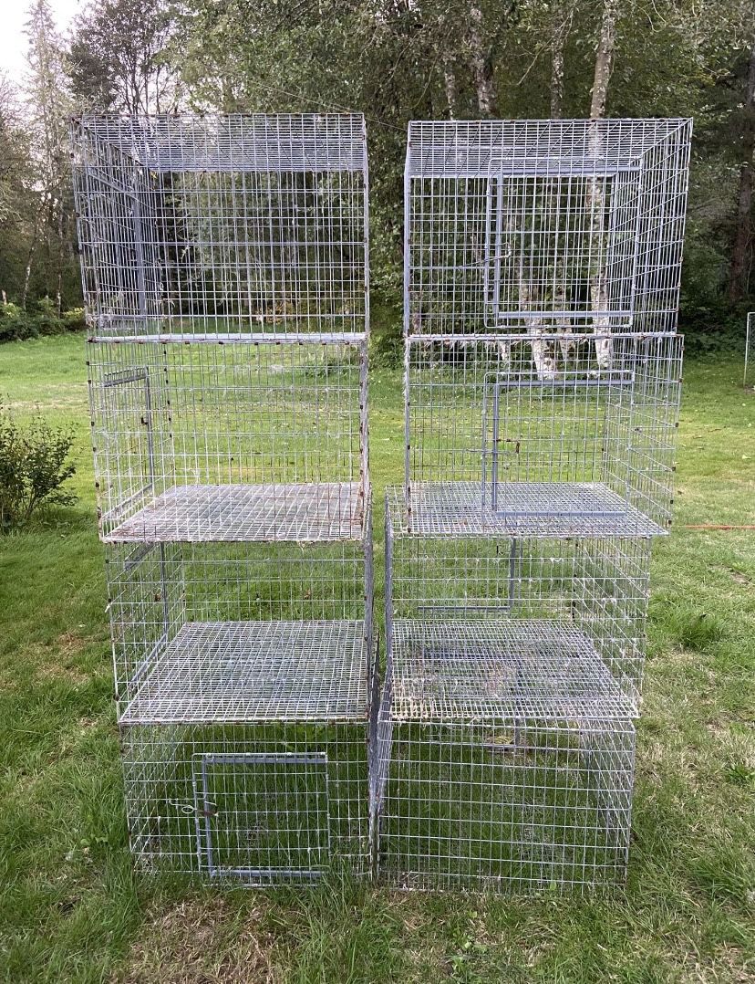 24 X 24 X 18 Wire Bunny Rabbit Cages Cage No Trays