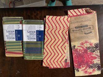Brand New Waxed Cotton Food Wraps
