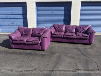 Like New Leather Craft Sofa Set 6 Months 0% Interest Financing!!!