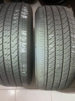 275/50/22. Two used Bridgestone tires please read description.