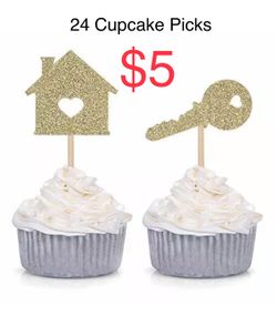  $5 NEW CUPCAKE CAKE PICK PICKS HOUSE KEY HOUSEWARMING PARTY WARMING HOME 🏠 SOLD FIRST GIFT APARTMENT PLACE CUPCAKES 🧁 WELCOME OPEN REALTOR SALE 