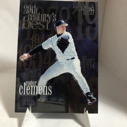 2000 Topps Chrome 20th Century’s Best Roger Clemens New York Yankees Card #235