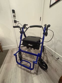 Drive Medical Duet 2-in-1 Rollator Walker & Transport Chair – Excellent Condition!
