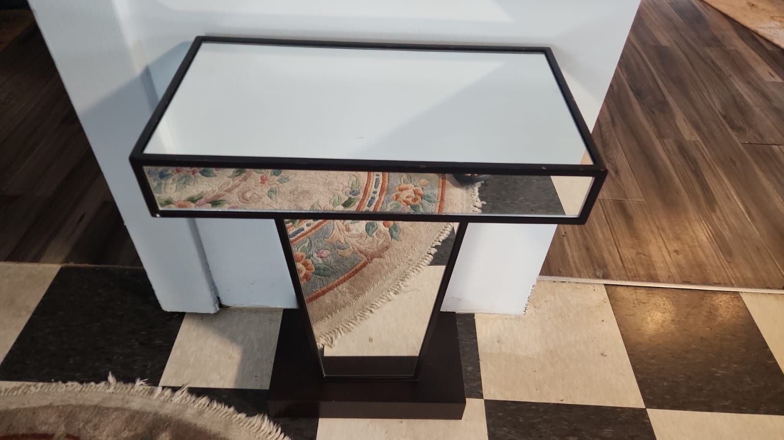 Beautiful mirrored side table