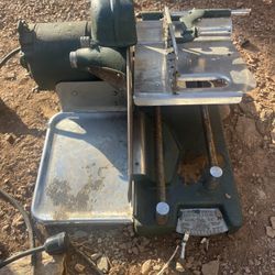 Antique Meat Slicer