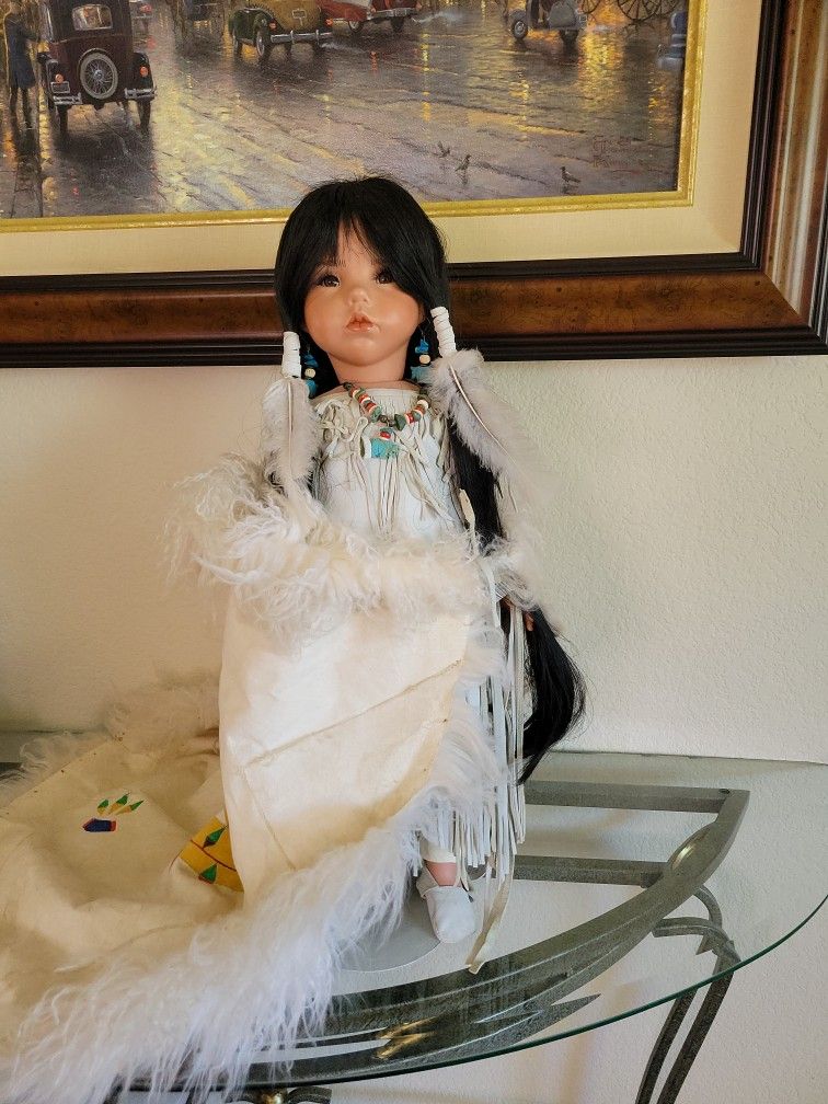 24 Inch porcelain Doll by Petra Rosales
