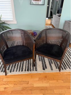 Two refurbished MCM chairs