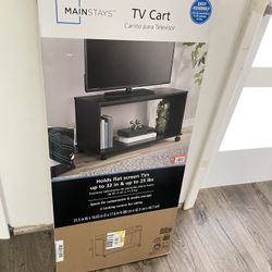 Mainstays Tv Cart for Flatscreen Tvs 