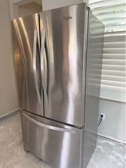 $500 Whirlpool 36” Counter Depth French Door Refrigerator