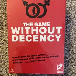 The Game Without Decency Board Game Adults Party Against Humanity NEW SEALED