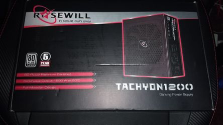 Tachyon 1200 watt Platinum power supplyrosewill