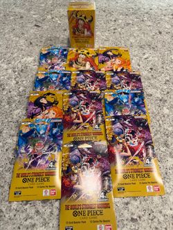 One Piece Card Game The World's Strongest Warriors Booster Packs