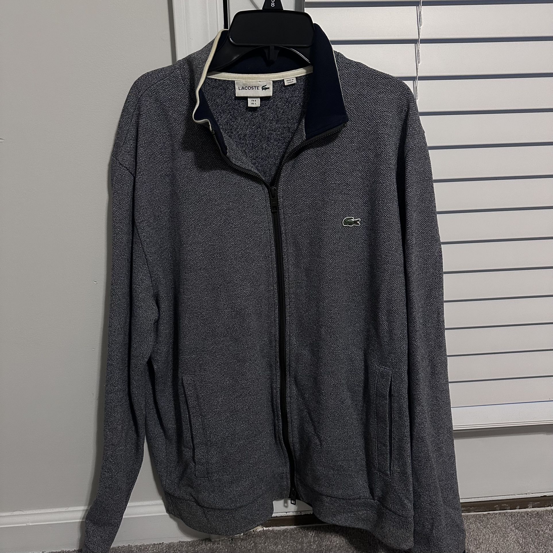 LACOSTE ZIP UP JACKET 