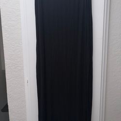 Black Old Navy Maxi Skirt With Slits