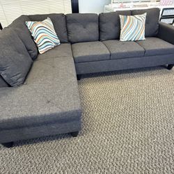 New Gray Sectional 