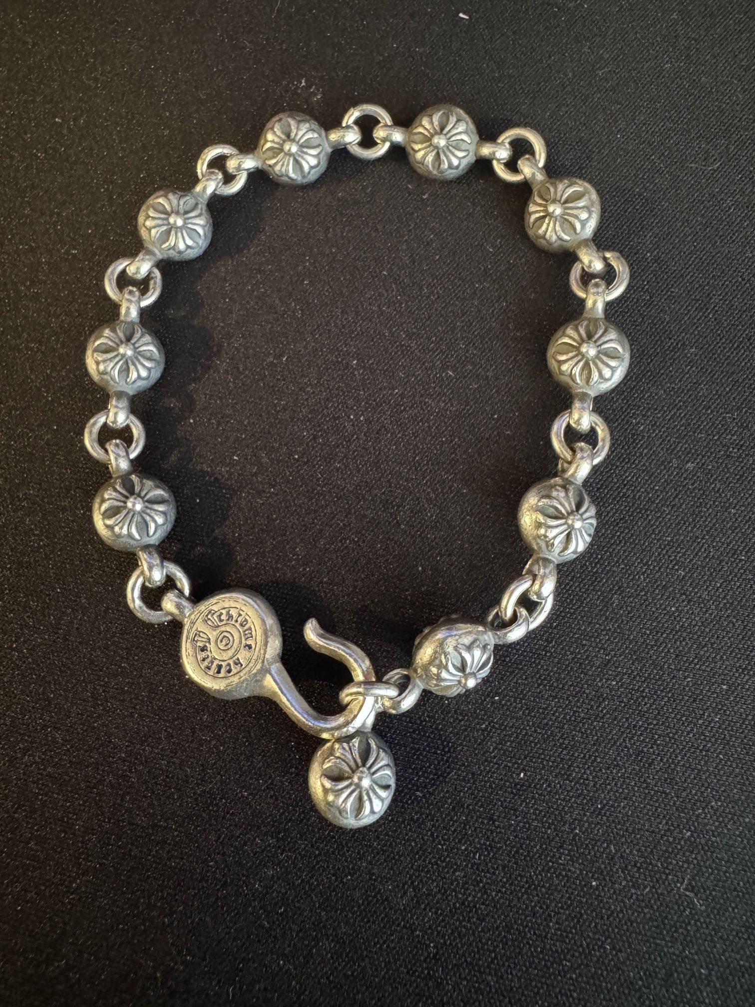 Chrome Hearts Cross Balls Bracelet