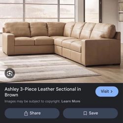 Ashley 3 Piece Sectional Sofa! Almost New 