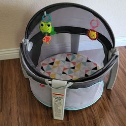 Fisher Price On The Go Baby Dome Portable Bassinet, Like New ( Price Firm!)