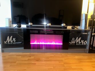 Fireplace TV stand