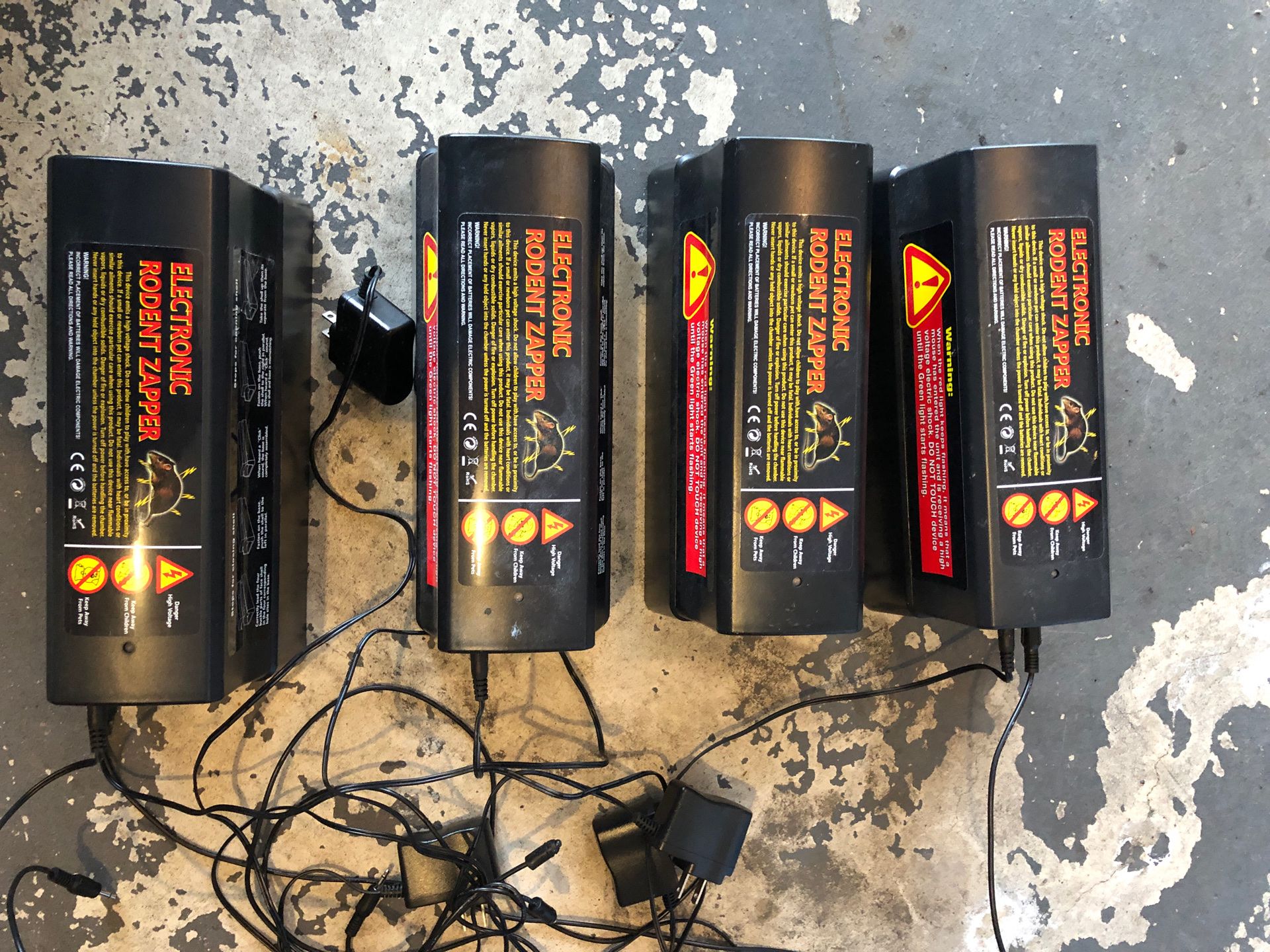 4 Electronic Rodent Zappers